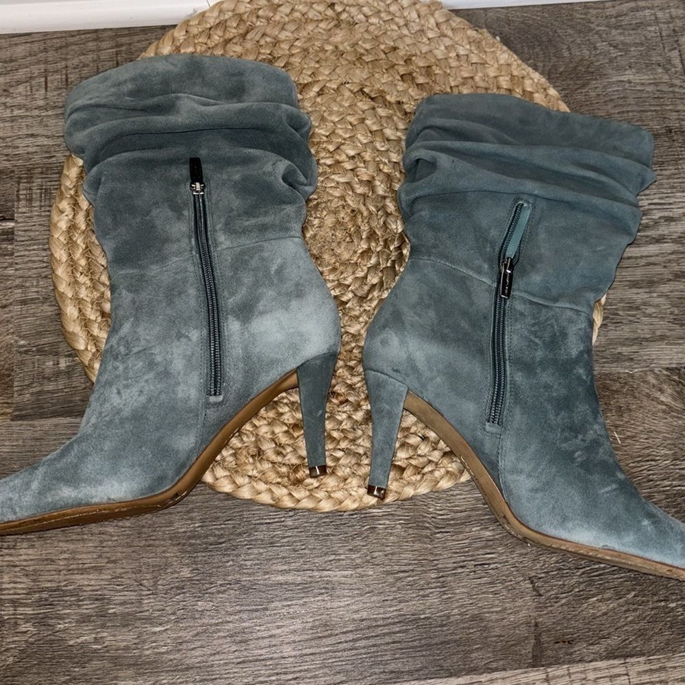 Vince Camuto Women's Sonbela  Suede Boot blue size 8.5 - Picture 5 of 9